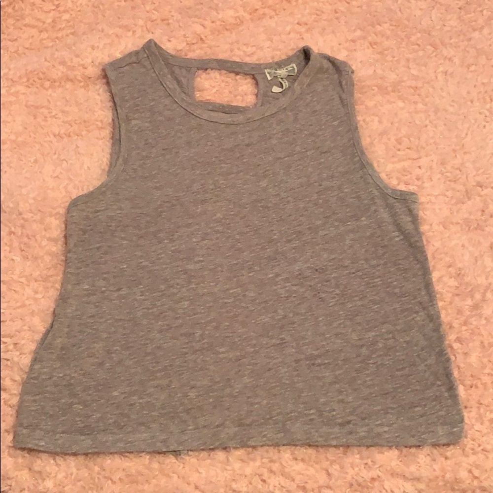 Tank top. Open back.